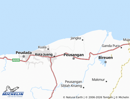 MICHELIN Cot Keumude map - ViaMichelin