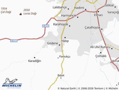 Mappa MICHELIN Gödene - ViaMichelin