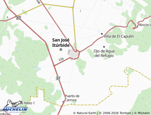 Mappa MICHELIN San José del Sol - ViaMichelin