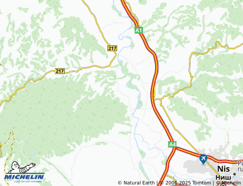 MICHELIN Veliki Drenovac map - ViaMichelin