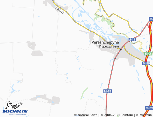 MICHELIN Svichanivka map - ViaMichelin