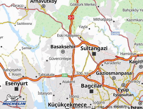 Kaart MICHELIN Başak - ViaMichelin