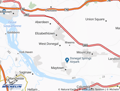 MICHELIN West Donegal map - ViaMichelin