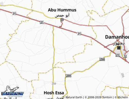 Mapa MICHELIN Deeramis - ViaMichelin