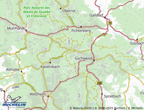 MICHELIN Altersberg map - ViaMichelin