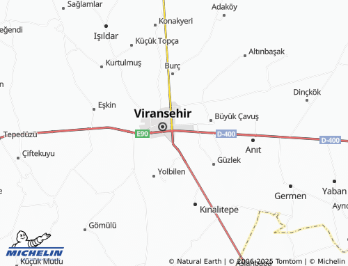 MICHELIN Özal map - ViaMichelin