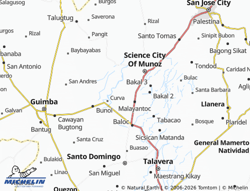 MICHELIN Maligaya map - ViaMichelin