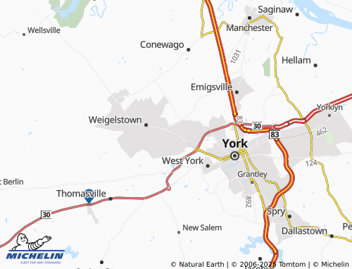 MICHELIN Shiloh map - ViaMichelin