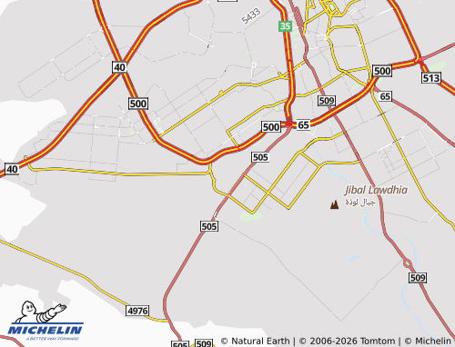 MICHELIN-Landkarte al-Hazm - ViaMichelin