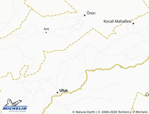 Mappa MICHELIN Kirazcık - ViaMichelin