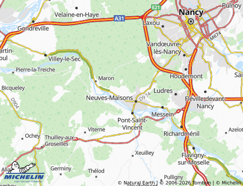 MICHELIN Chaligny map - ViaMichelin