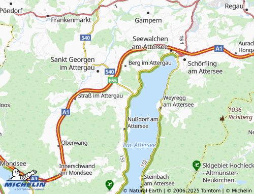 MICHELIN-Landkarte Mühlbach - ViaMichelin