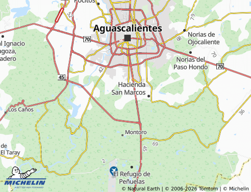 MICHELIN-Landkarte Fraccionamiento San Gerardo - ViaMichelin