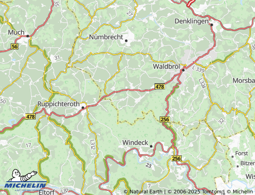 MICHELIN Geilenkausen map - ViaMichelin
