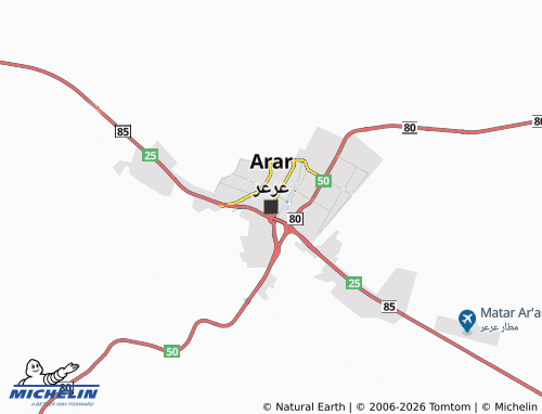 MICHELIN-Landkarte Arar - ViaMichelin