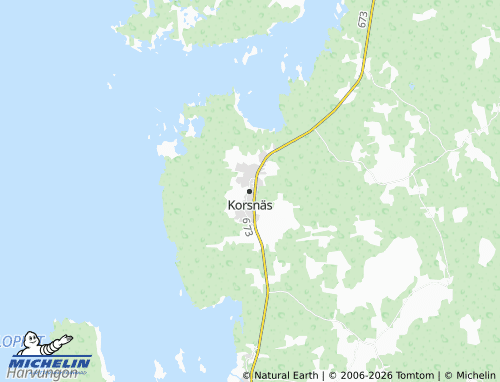 MICHELIN-Landkarte Korsnäs - ViaMichelin