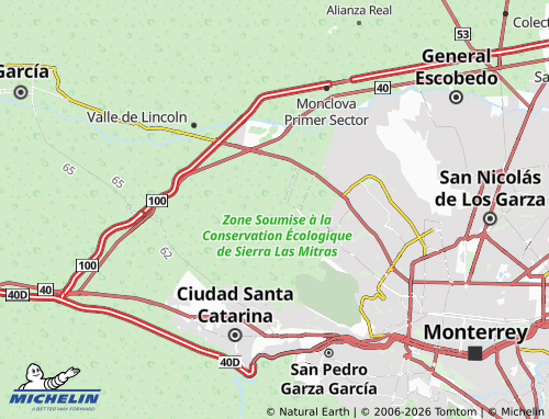 Mappa MICHELIN Cumbres Elite Premier Privada Vesubio - ViaMichelin