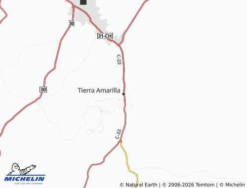 MICHELIN Tierra Amarilla map - ViaMichelin