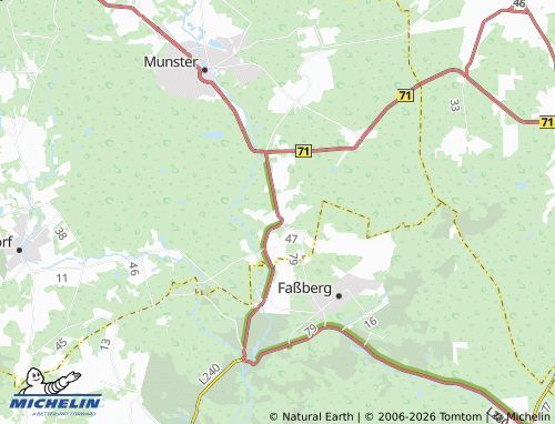 MICHELIN Trauen map - ViaMichelin