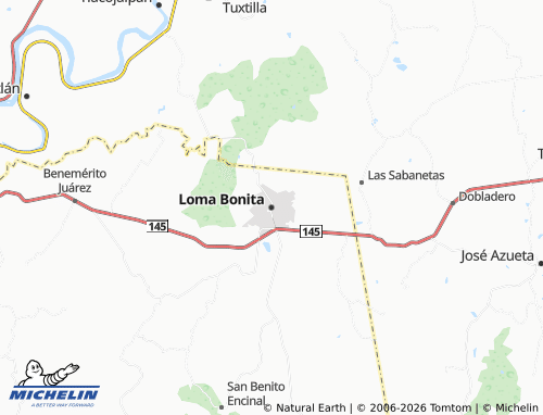 Mappa MICHELIN Loma Bonita - ViaMichelin