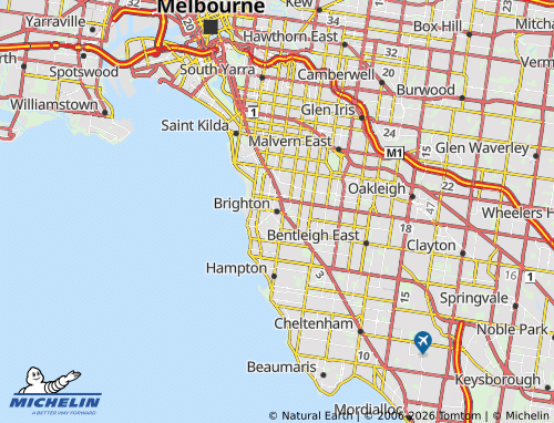 Mapa MICHELIN Brighton - ViaMichelin