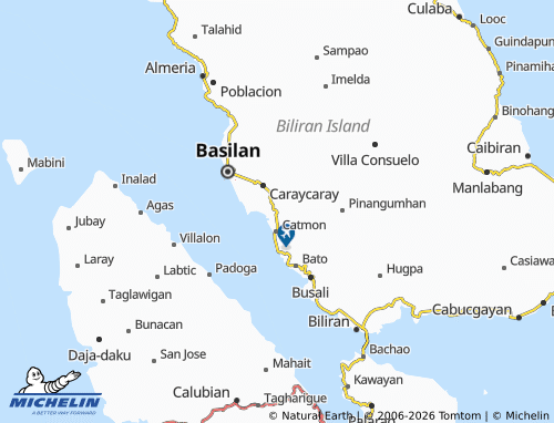 MICHELIN Borac map - ViaMichelin