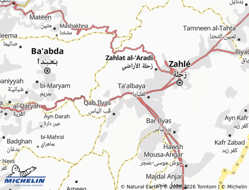MICHELIN-Landkarte Zibdul - ViaMichelin