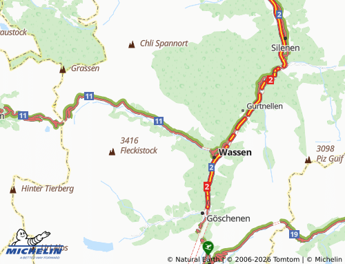 Carte MICHELIN Meien - ViaMichelin