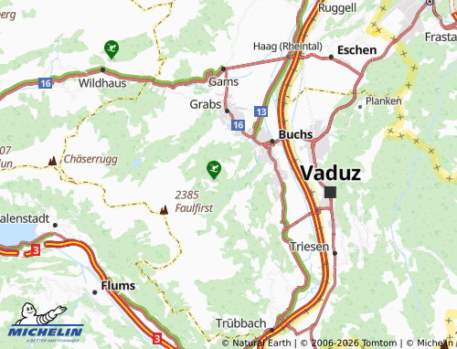 Carte MICHELIN Buchser Berg - ViaMichelin