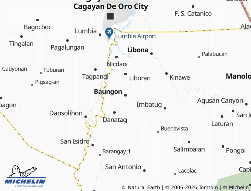 Mappa MICHELIN Baungon - ViaMichelin