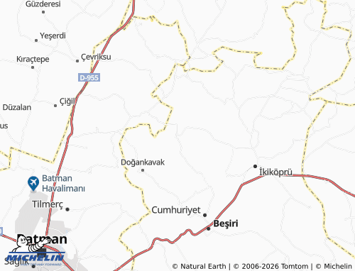 Mappa MICHELIN Bilek - ViaMichelin