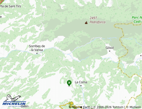 Mapa MICHELIN Tuixent - ViaMichelin