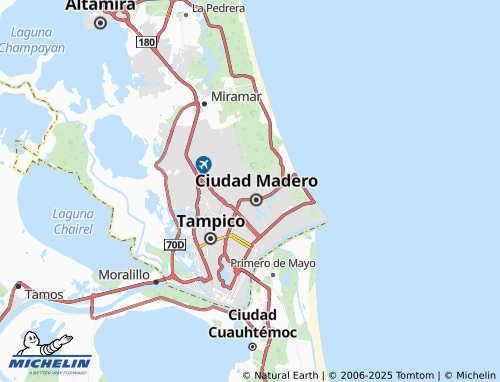 MICHELIN Fraccionamiento Villas del Mar map - ViaMichelin