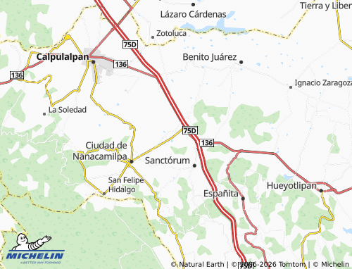 Mappa MICHELIN Francisco I Madero - ViaMichelin