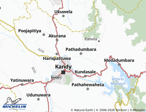 Mappa MICHELIN Gabadagama North - ViaMichelin
