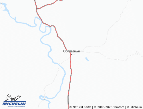 MICHELIN Obanazawa map - ViaMichelin