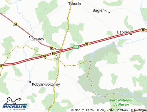 Mapa MICHELIN Pajewo - ViaMichelin