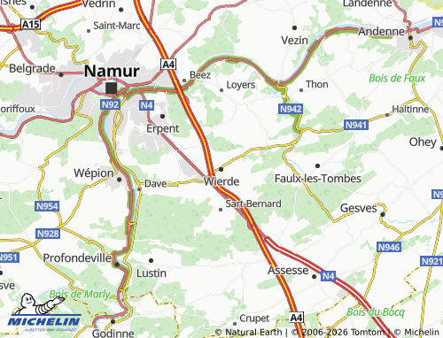 MICHELIN Wierde map - ViaMichelin