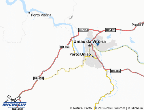 Mapa MICHELIN São Gabriel - ViaMichelin