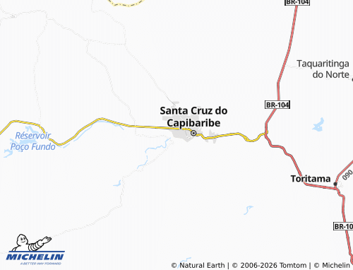 MICHELIN São Cristóvão map - ViaMichelin