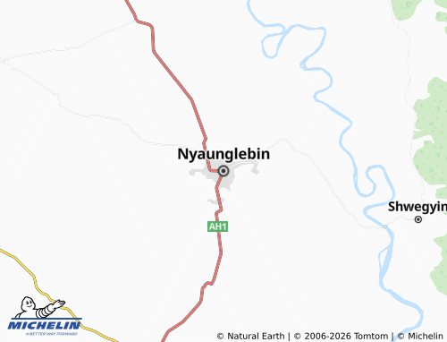 Mapa MICHELIN Nyaunglebin - ViaMichelin