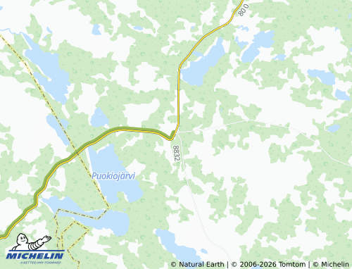 Carte MICHELIN Puokio - ViaMichelin