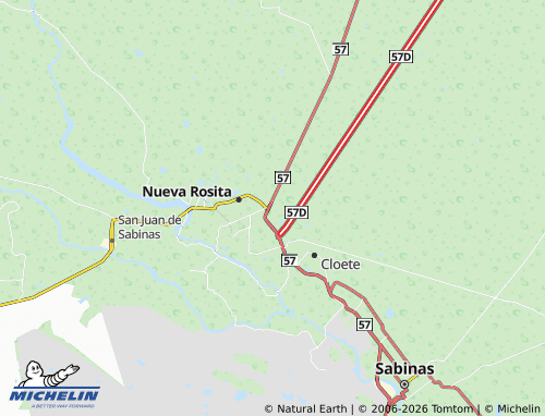 Mappa MICHELIN Maseca - ViaMichelin