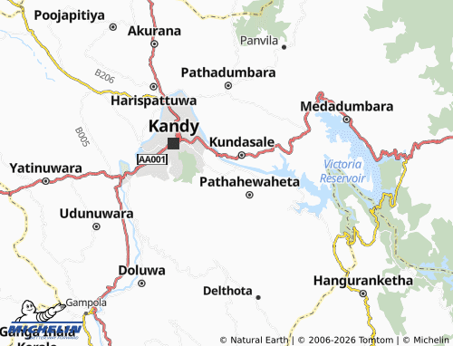 MICHELIN Ulpathakumbura map - ViaMichelin