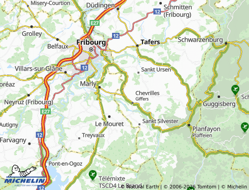 Carte MICHELIN Tinterin - ViaMichelin