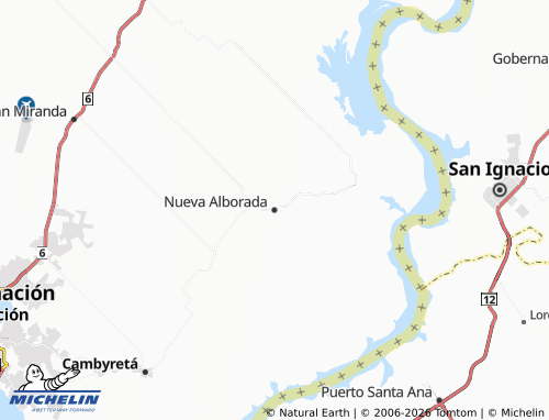 MICHELIN Nueva Alborada map - ViaMichelin