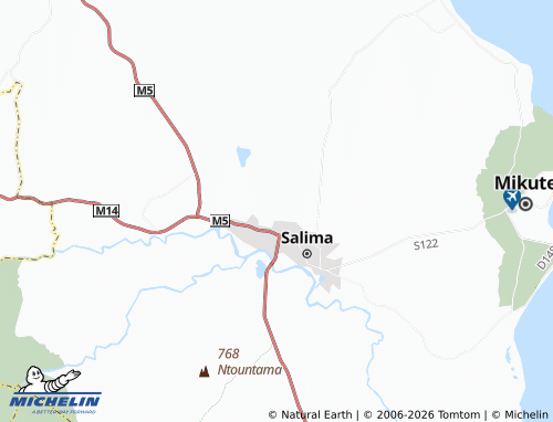 MICHELIN Kaumbu map - ViaMichelin