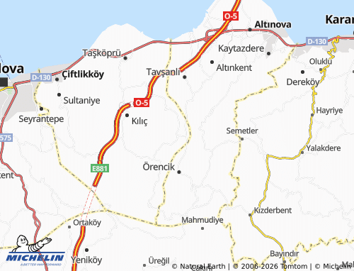 Mappa MICHELIN İlyasköy - ViaMichelin