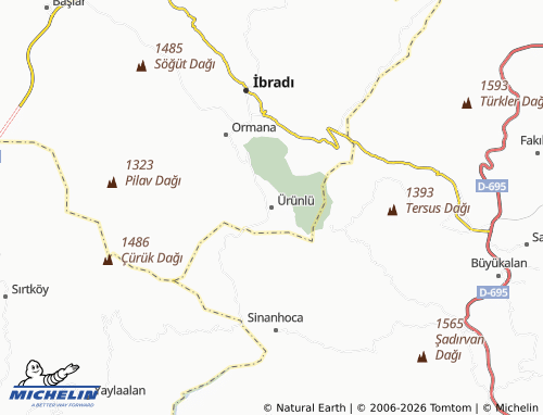 Mappa MICHELIN Ürünlü - ViaMichelin
