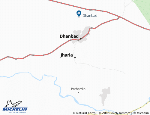 MICHELIN Jharia map - ViaMichelin